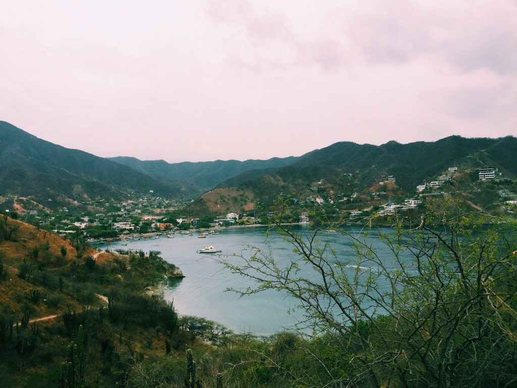 View of Taganga from the "short cut" 